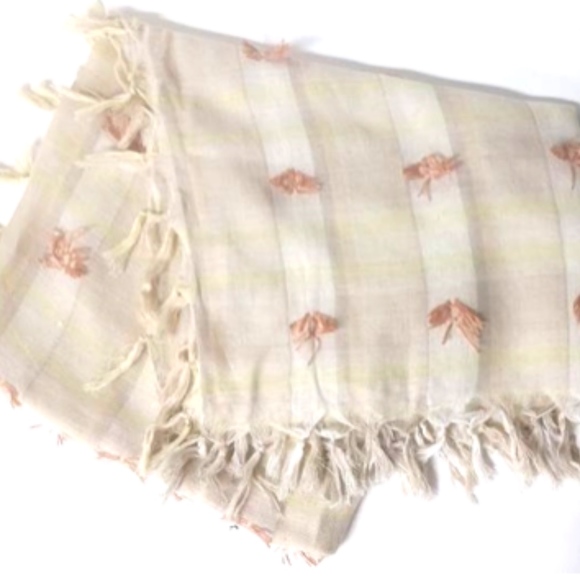 Textured Plaid Square Scarf - Picture 2 of 2